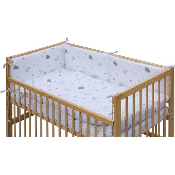 SCARLETT DĚTSKÁ POSTÝLKA S KOMPLETNÍ VÝBAVOU SCARLETT 120 X 60 CM - KRENA - DŘEVĚNÉ POSTÝLKY - SPINKÁNÍ