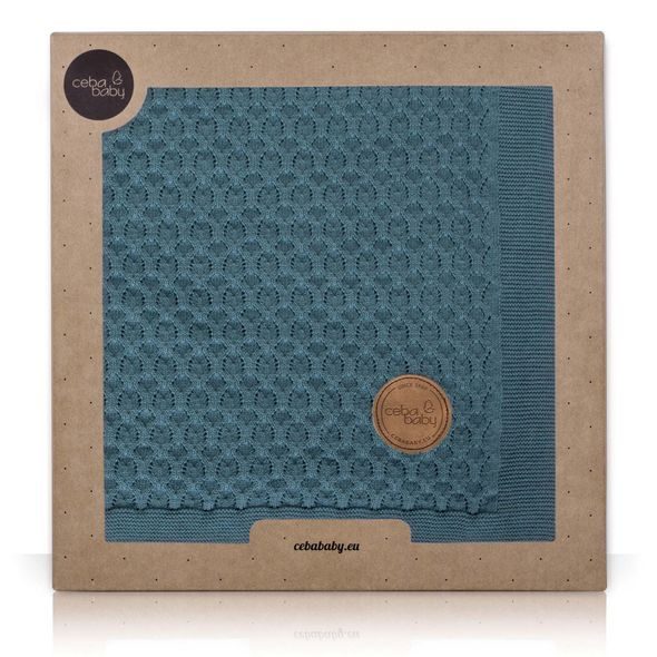 CEBA BABY PLETENÁ DEKA V DÁRKOVÉM BALENÍ (90X90) AUTUMN - DĚTSKÉ DEKY PRO MIMINKA - SPINKÁNÍ