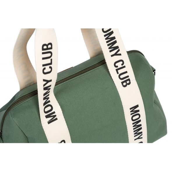 CHILDHOME PŘEBALOVACÍ TAŠKA MOMMY CLUB SIGNATURE CANVAS GREEN - PŘEBALOVACÍ TAŠKY - KOČÁRKY A PŘÍSLUŠENSTVÍ