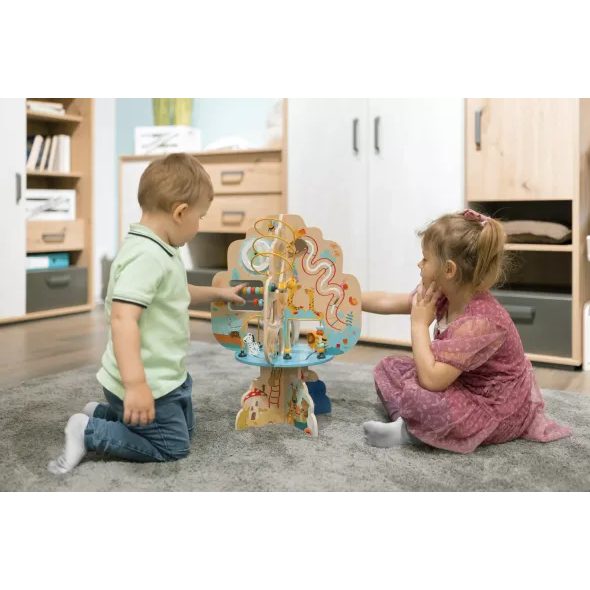 ZOPA DŘEVĚNÝ MONTESSORI STROM - MOTORICKÉ A HRY - PRO DĚTI