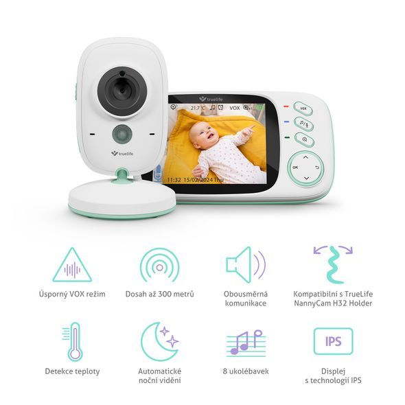 TRUELIFE NANNYCAM H32 PRO - ELEKTRONICKÉ CHŮVIČKY - SPINKÁNÍ
