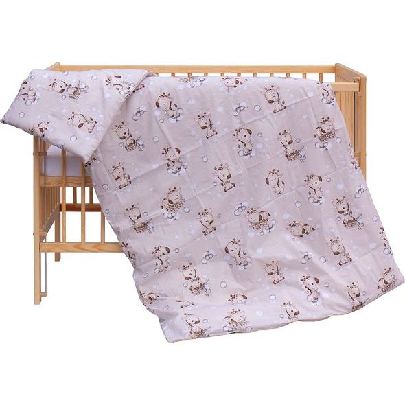 SCARLETT POVLEČENÍ DO POSTÝLKY 2DÍLNÉ SCARLETT FIKI 135X100CM BÉŽOVÉ - POVLEČENÍ DO POSTÝLKY - SPINKÁNÍ