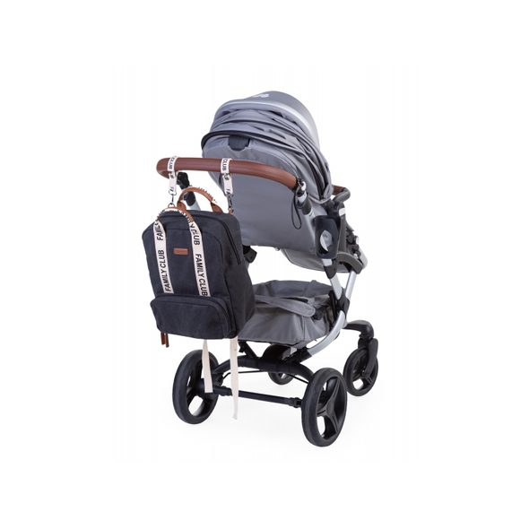 CHILDHOME PŘEBALOVACÍ BATOH FAMILY CLUB BLACK - PŘEBALOVACÍ BATOHY - KOČÁRKY A PŘÍSLUŠENSTVÍ