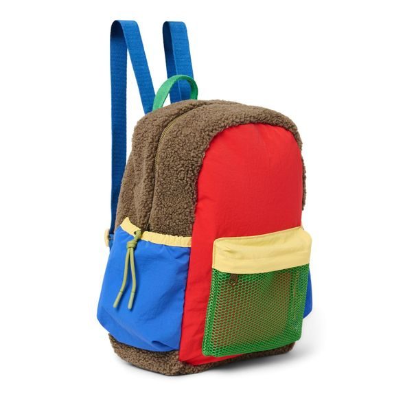 STUDIO NOOS PATCHWORK MIDI BACKPACK - BATŮŽEK FIERY RED - BATOHY A TAŠKY - PRO DĚTI