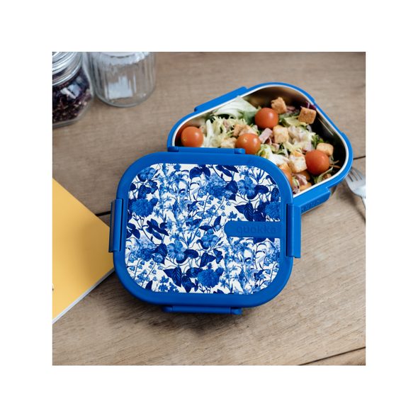 QUOKKA NEREZOVÝ BOX NA JÍDLO KAI BLUE BLOSSOM - KRABIČKY NA SVAČINU - KRMENÍ