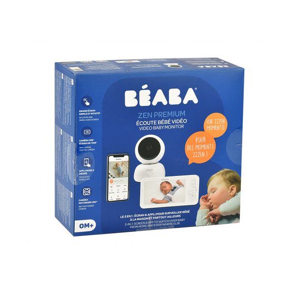 BEABA VIDEO CHŮVIČKA ZEN PREMIUM WHITE - ELEKTRONICKÉ CHŮVIČKY - SPINKÁNÍ