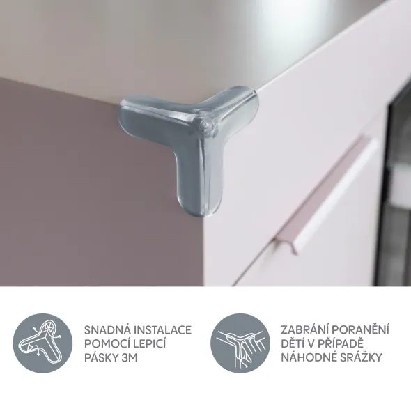 ZOPA OCHRANA ROHŮ TROJITÁ 4KS - BEZPEČNOST DĚTÍ V DOMÁCNOSTI - KOUPÁNÍ A ZDRAVÍ