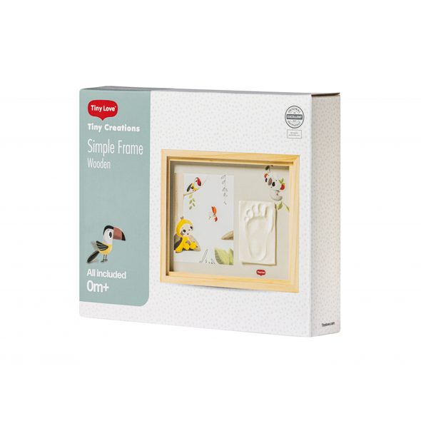 TINY LOVE SIMPLE FRAME WOODEN TINY CREATIONS - DEKORACE A POLIČKY - SPINKÁNÍ