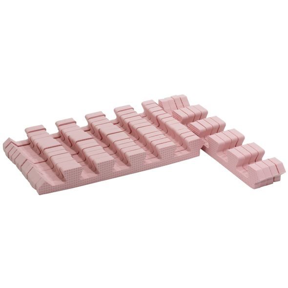 RIALTO BABY SADA RŮŽOVÝCH OKRAJŮ PRO PĚNOVÉ PUZZLE 120X120CM - HRACÍ PODLOŽKY NA ZEM - SPINKÁNÍ