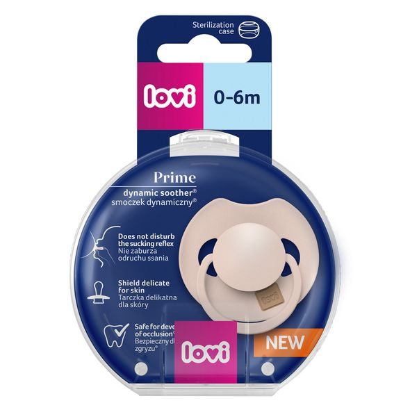 LOVI DUDLÍK SILIKONOVÝ DYNAMICKÝ PRIME 0-6M 1KS NUDE - ŠIDÍTKA A DOPLŇKY - KRMENÍ