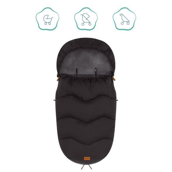 FILLIKID FUSAK ZIMNÍ OGRE REFLECT BLACK - FUSAKY DO KOČÁRKU - KOČÁRKY A PŘÍSLUŠENSTVÍ