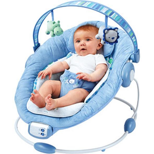 BRIGHT STARTS LEHÁTKO VIBRAČNÍ S MELODIEMI BLUE PEBBLES NOVINKA ! - LEHÁTKA A HOUPADLA - SPINKÁNÍ