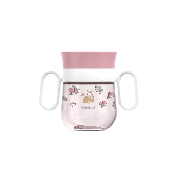 LITTLE DUTCH HRNEK TRÉNOVACÍ 360° 200 ML 6M+ FAIRY GARDEN - DĚTSKÉ HRNEČKY - KRMENÍ