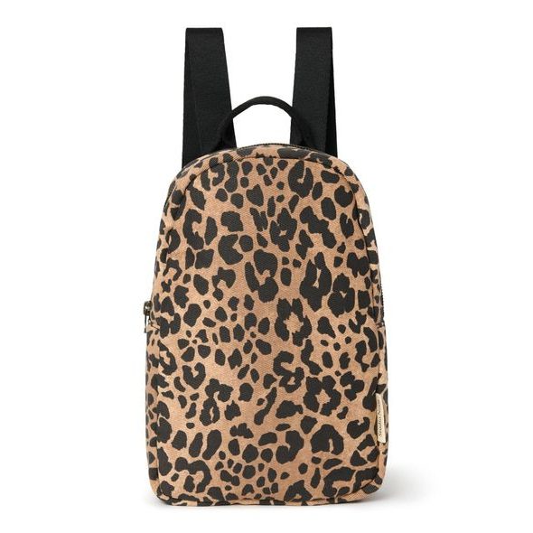 STUDIO NOOS COTTON MINI BACKPACK BROWN LEOPARD - ORGANIZÉRY A KOŠÍKY - KOČÁRKY A PŘÍSLUŠENSTVÍ