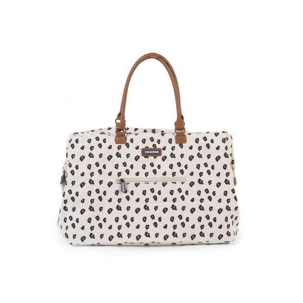 CHILDHOME PŘEBALOVACÍ TAŠKA MOMMY BAG CANVAS LEOPARD - PŘEBALOVACÍ TAŠKY - KOČÁRKY A PŘÍSLUŠENSTVÍ