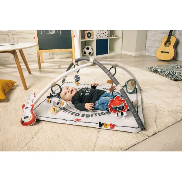 TINY LOVE HRACÍ DEKA S HRAZDOU ČTVERCOVÁ GYMINI TINY ROCKERS - HRACÍ DEKY - PRO DĚTI