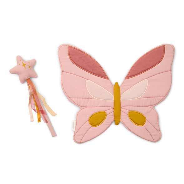 LITTLE DUTCH VÍLÍ KŘÍDLA A KOUZELNÁ HŮLKA FAIRY GARDEN - FAIRY GARDEN - PRO DĚTI