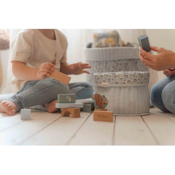 LITTLE DUTCH KOŠÍK TEXTILNÍ OBOUSTRANNÝ MALÝ FOREST ADVENTURE - ORGANIZÉRY NA PŘEBALOVACÍ PULT - PŘEBALOVÁNÍ