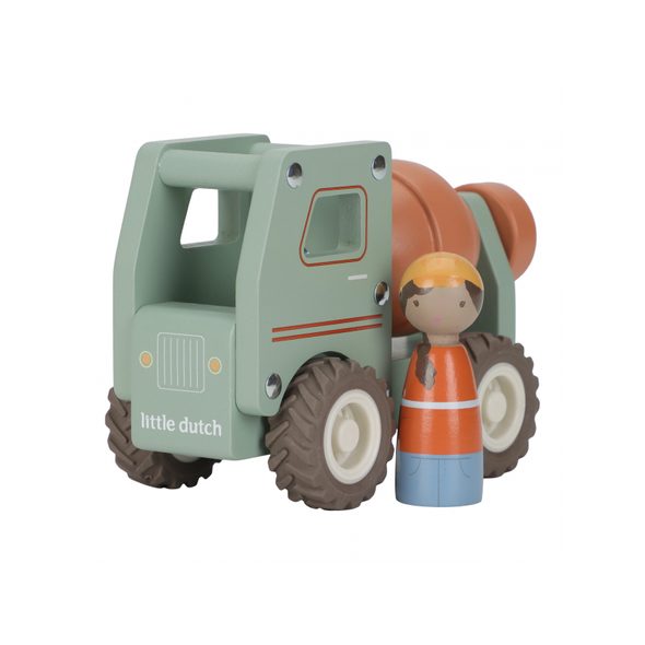 LITTLE DUTCH NÁKLAĎÁK S MÍCHAČKOU DŘEVĚNÝ - LITTLE DUTCH - PRO DĚTI