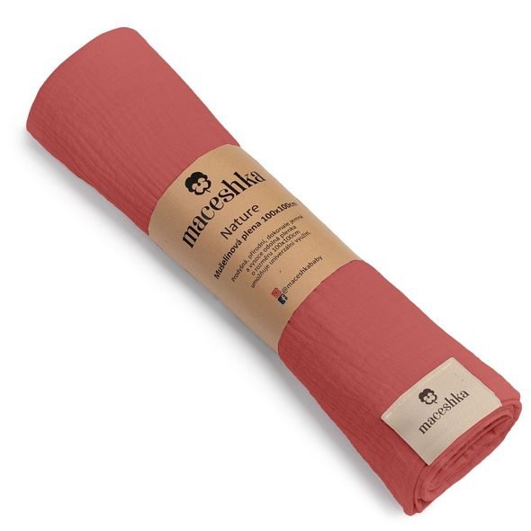 MACESHKA MUŠELÍNOVÁ PLENA NATURE - ZAVINOVACÍ PLENY / OSUŠKY VELKÉ - PŘEBALOVÁNÍ