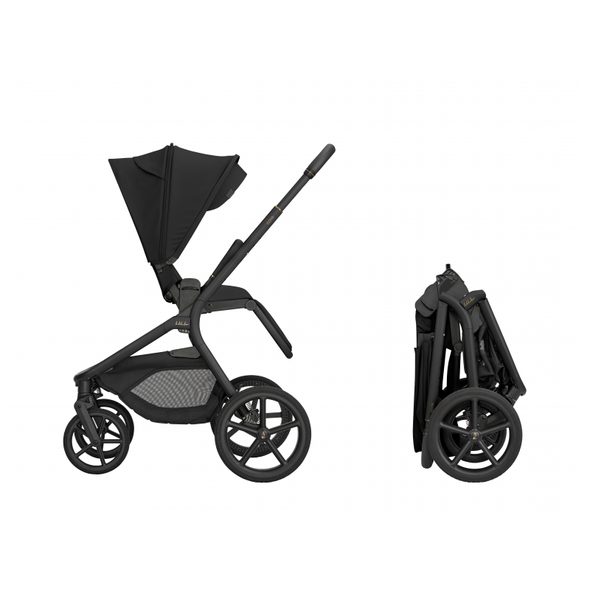 KIKKABOO KOČÁREK 2V1 GOYA PLATINUM BLACK - DVOJKOMBINACE - KOČÁRKY A PŘÍSLUŠENSTVÍ