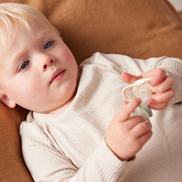 B.BOX DUDLÍKY SILIKONOVÉ 6M+, 2 KS - SAGE/VANILLA - ŠIDÍTKA A DOPLŇKY - KRMENÍ