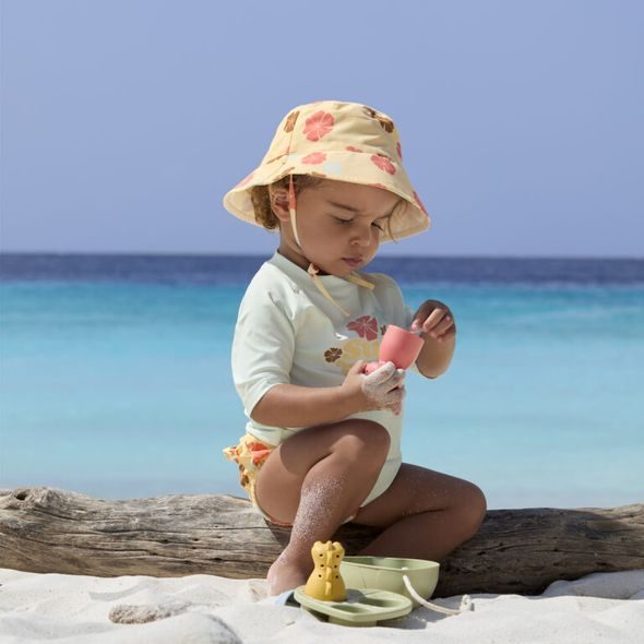 LÄSSIG SPLASH SWIM DIAPER FLOWER VANILLA 07-12 MO. - KOJENECKÉ PLAVKY - KOUPÁNÍ A ZDRAVÍ