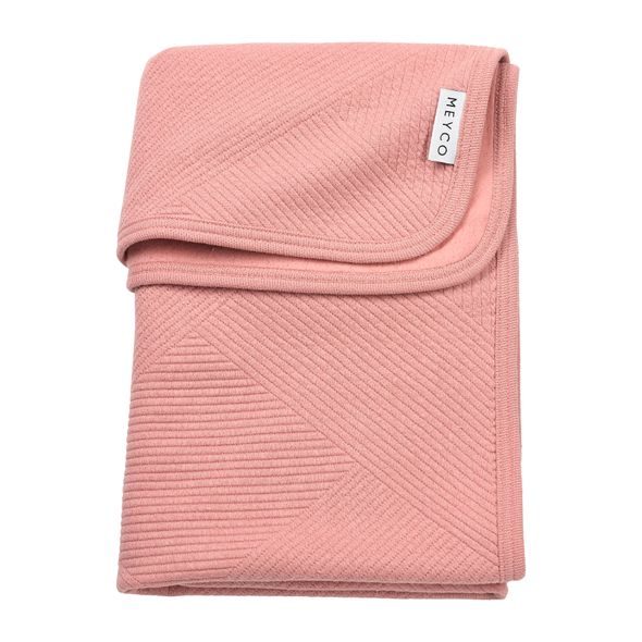 MEYCO ŽAKÁROVÁ FLANEL DEKA PURE - ROSE - DĚTSKÉ DEKY PRO MIMINKA - SPINKÁNÍ