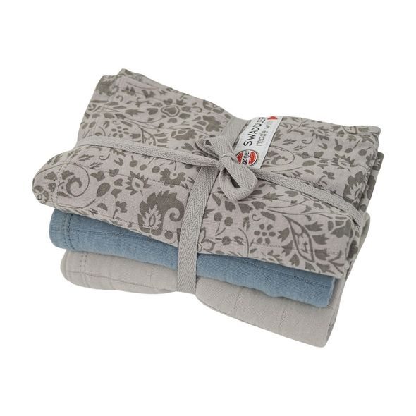 LODGER SWADDLER FLOWER TRIBE 3BALENÍ 70 X 70 CM MIST - LÁTKOVÉ PLENY SKLÁDANÉ - PŘEBALOVÁNÍ