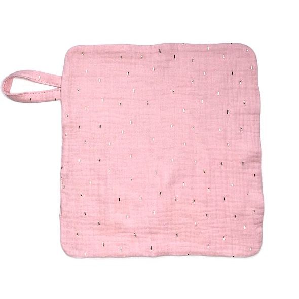 PINKIE ŽÍNKA PINKIE MUSLIN LIGHT PINK - ŽÍNKY A HOUBIČKY - KOUPÁNÍ A ZDRAVÍ