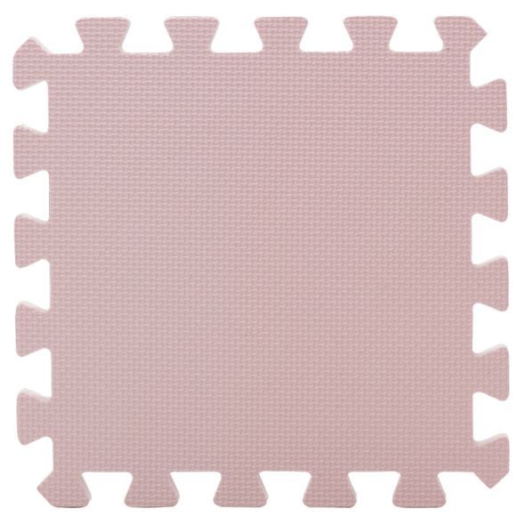 RIALTO BABY PĚNOVÁ PUZZLE LIGHT PINK 31,5 X 31,5 X 1,4 CM, 1KS - HRACÍ PODLOŽKY NA ZEM - SPINKÁNÍ