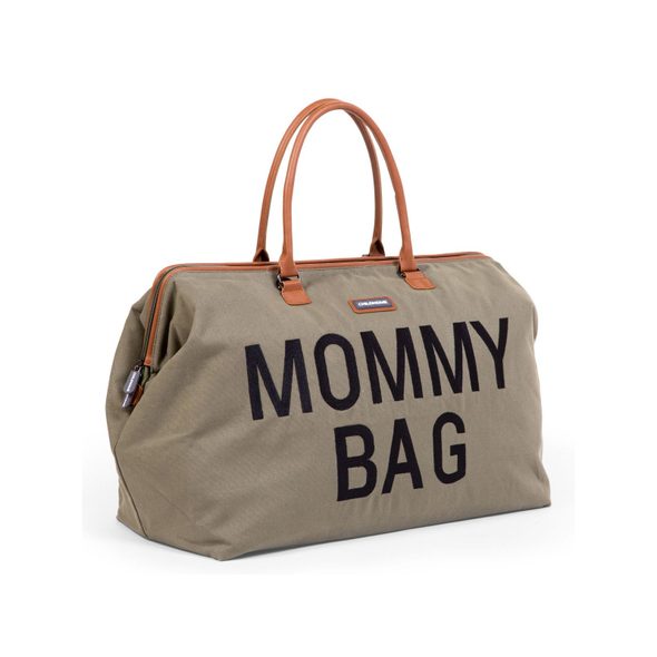 CHILDHOME PŘEBALOVACÍ TAŠKA MOMMY BAG CANVAS KHAKI - PŘEBALOVACÍ TAŠKY - KOČÁRKY A PŘÍSLUŠENSTVÍ