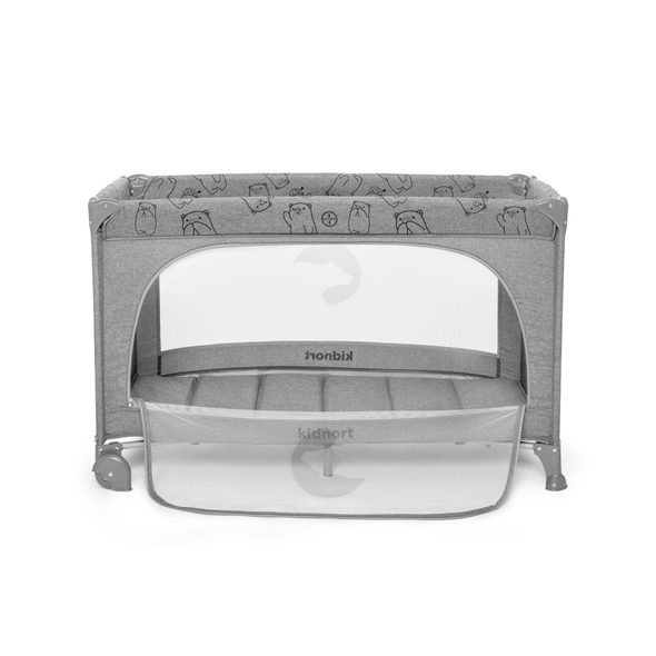 KIDNORT CESTOVNÍ POSTÝLKA KIDNORT IHALIG SVĚTLE ŠEDÁ - CESTOVNÍ POSTÝLKY - SPINKÁNÍ