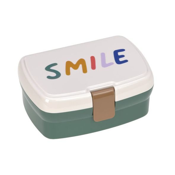 LÄSSIG LUNCH SET LITTLE GANG SMILE MILKY/OCEAN GREEN - KRABIČKY NA SVAČINU - KRMENÍ