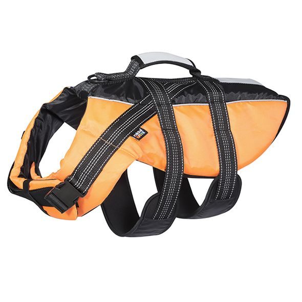 RUKKA SAFETY LIFE VEST PLOVACÍ VESTA ORANŽOVÁ 5-10KG / S - PLOVOUCÍ HRAČKY PRO PSY - CHOVATELSKÉ POTŘEBY MALVÍKZOO