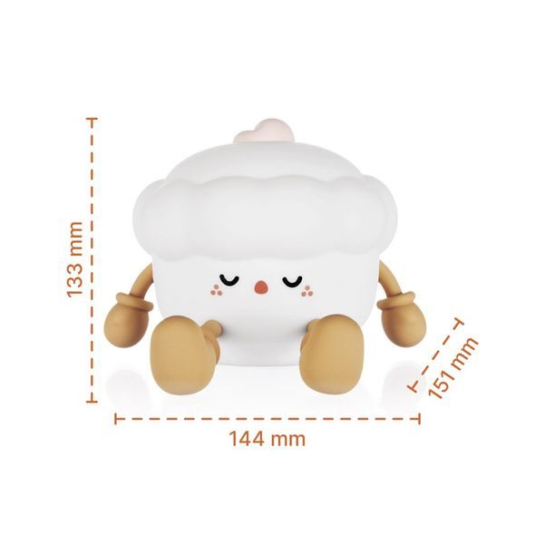 ZOPA SILIKONOVÁ LED NOČNÍ LAMPIČKA VEL. M - NOČNÍ SVĚTLA - SPINKÁNÍ