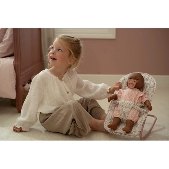 LITTLE DUTCH HOUPACÍ LEHÁTKO PRO PANENKY SOFT FLOWERS - LITTLE DUTCH - PRO DĚTI