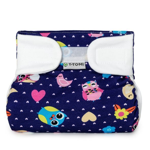 T-TOMI ORTOPEDICKÉ ABDUKČNÍ KALHOTKY - SUCHÝ ZIP OWLS (5-9KG) - PLENKOVÉ KALHOTKY - PŘEBALOVÁNÍ