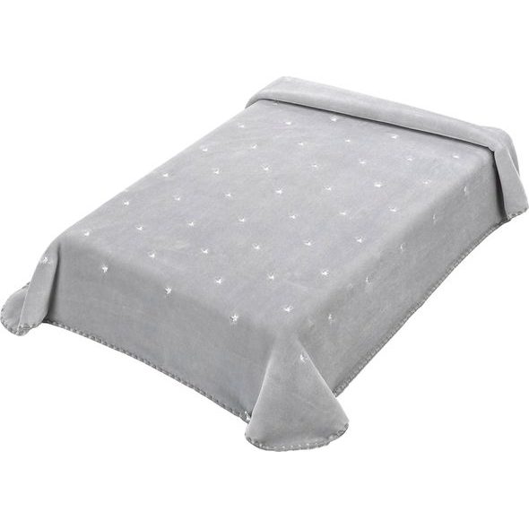 SCARLETT ŠPANĚLSKÁ DEKA I52 ŠEDÁ 80X110CM - DĚTSKÉ DEKY PRO MIMINKA - SPINKÁNÍ