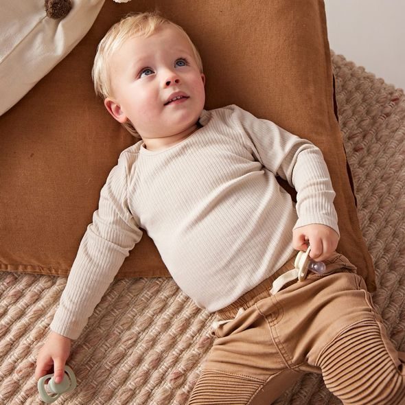 B.BOX DUDLÍKY SILIKONOVÉ 6M+, 2 KS - SAGE/VANILLA - ŠIDÍTKA A DOPLŇKY - KRMENÍ