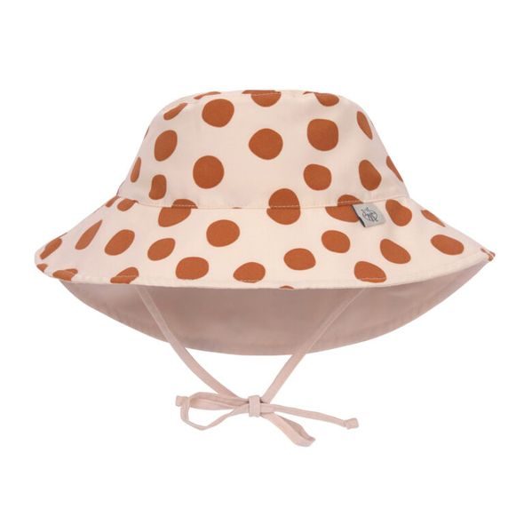 LÄSSIG SPLASH SUN PROTECTION BUCKET HAT DOTS POWDER PINK 19-36M - ČEPIČKY A KLOBOUČKY - PRO DĚTI