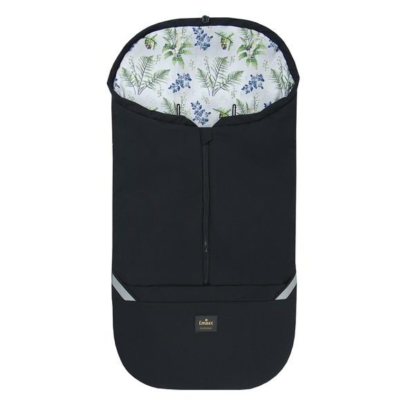 EMITEX FUSAK 2V1 COCOON SOFTSHELL BLACK + MAGICAL FOREST - FUSAKY DO KOČÁRKU - KOČÁRKY A PŘÍSLUŠENSTVÍ