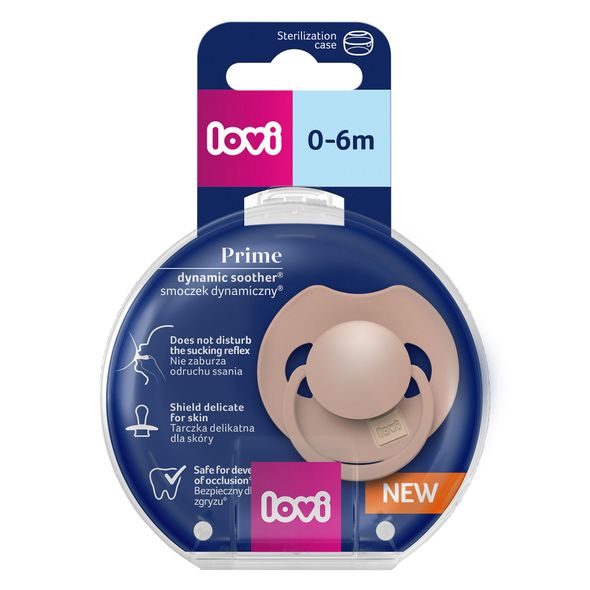 LOVI DUDLÍK SILIKONOVÝ DYNAMICKÝ PRIME 0-6M 1KS BLUSH - ŠIDÍTKA A DOPLŇKY - KRMENÍ