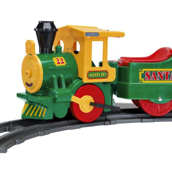 PEG PEREGO SANTA FÉ TRAIN VOZIDLA 6V - 1 MOTOR - ELEKTRICKÁ VOZÍTKA - PRO DĚTI