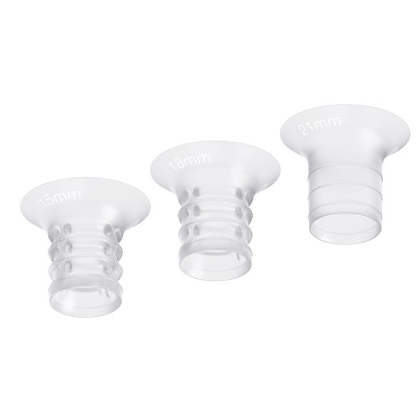 MEDELA VLOŽKY DO PRSNÍCH NÁSTAVCŮ SILIKONOVÉ (2X21MM, 2X18MM, 2X15MM) - PRSNÍ VLOŽKY - PRO MAMINKY