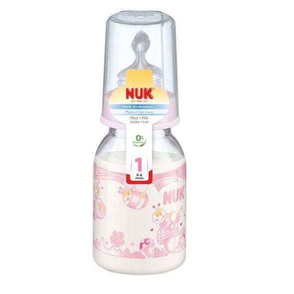 NUK LÁHEV PP ROSE&BLUE 110 ML, SI, VEL.1 - KOJENECKÉ LAHVE - KRMENÍ