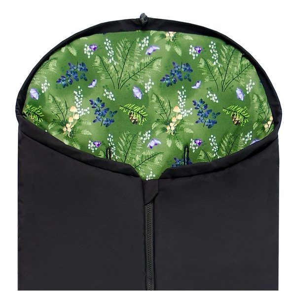 EMITEX FUSAK 2V1 COCOON SOFTSHELL BLACK + FAIRYTALE WOODLAND - FUSAKY DO KOČÁRKU - KOČÁRKY A PŘÍSLUŠENSTVÍ