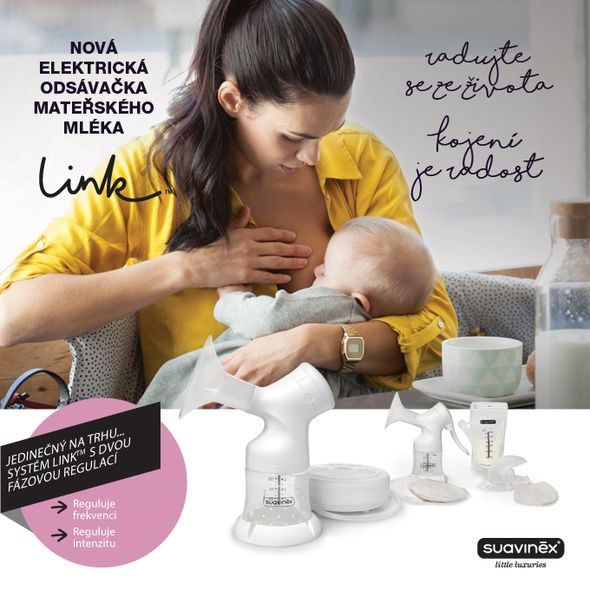 SUAVINÉX ELEKTRICKÁ ODSÁVAČKA MATEŘSKÉHO MLÉKA LINK - ODSÁVAČKY MATEŘSKÉHO MLÉKA - KRMENÍ