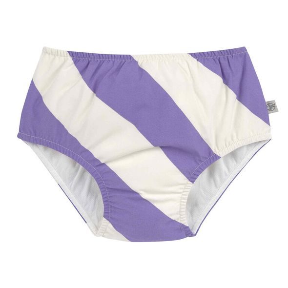 LÄSSIG PLENKOVÉ PLAVKY STRIPES PURPLE/SEA SALT 19-24 MĚSÍCŮ (VEL. 92) - UV OBLEČENÍ - PRO DĚTI
