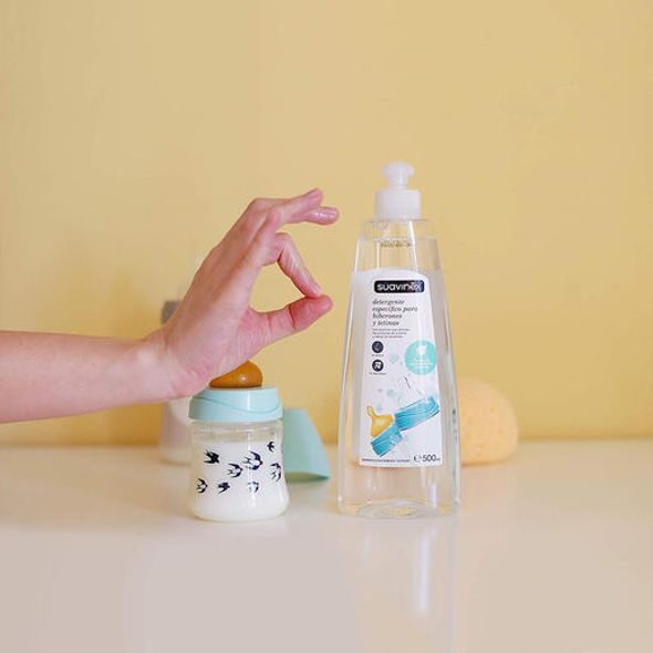 SUAVINÉX DEZINFEKČNÍ GEL NA LAHVE A DUDLÍKY 500ML - KOJENECKÉ LAHVE - KRMENÍ